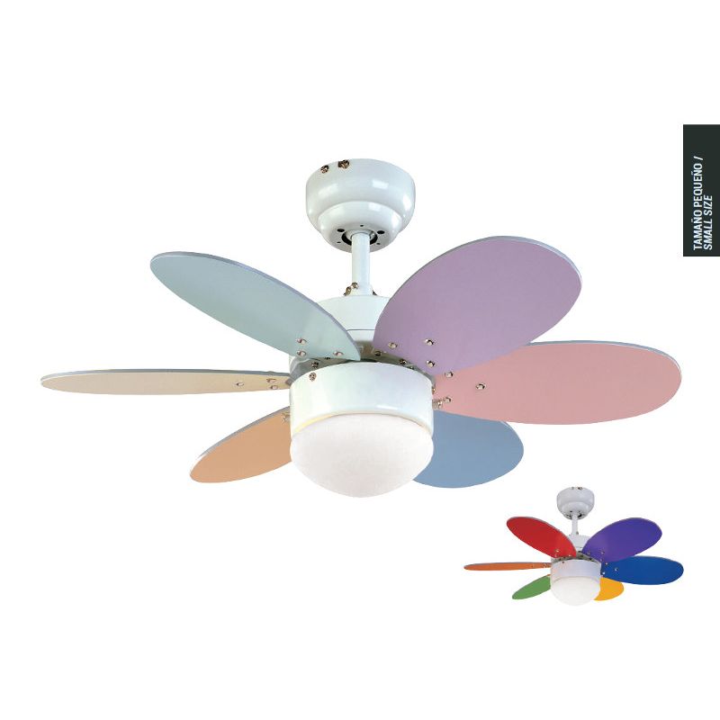Ceiling Fan With Light Rainbow Colour Sulion Lámparas De Decoración Ceiling Fan With Light Rainbow Colour Sulion