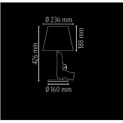 Lámpara de Mesa BEDSIDE GUN Flos